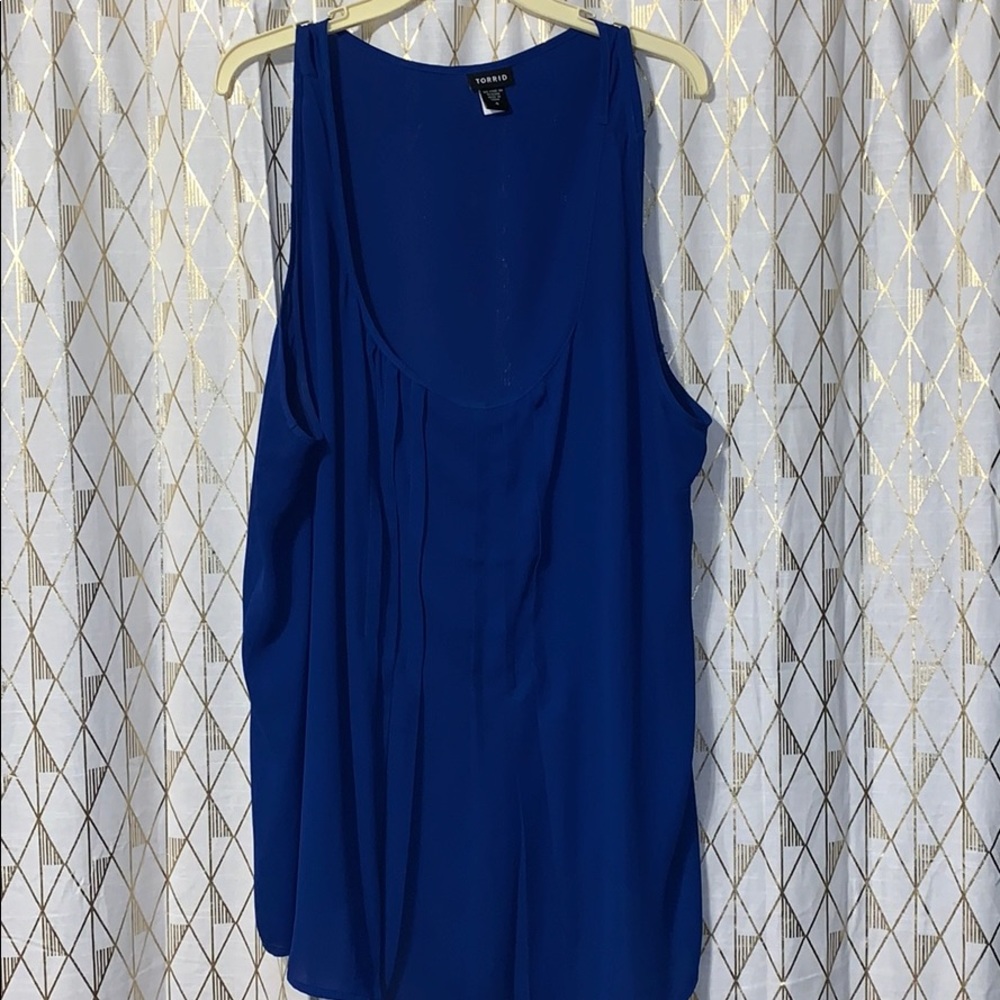 Blue tank